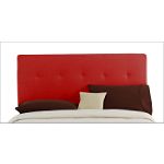 Skyline Furniture Five Button Headboard in Red by CSN Stores