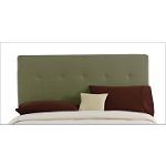 Skyline Furniture Five Button Headboard in Sage by CSN Stores