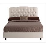 Skyline Furniture Tufted Arch Bed in Parchment by CSN Stores
