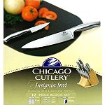 Chicago Cutlery 12 pc. Stainless Steel Block Knife Set