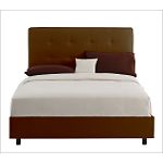 Skyline Furniture Tufted Bed in Chocolate by CSN Stores