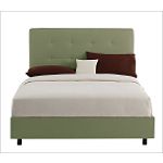 Skyline Furniture Tufted Bed in Sage by CSN Stores