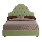 Skyline Furniture Tufted High Arch Bed in Bamboo by CSN Stores