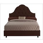 Skyline Furniture Tufted High Arch Bed in... by CSN Stores