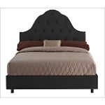 Skyline Furniture Tufted High Arch Bed in Black by CSN Stores
