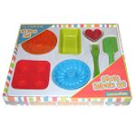 Sassafras Little Cook 10 Piece Silicone Bakeware Set by Sassafras Enterprises Inc