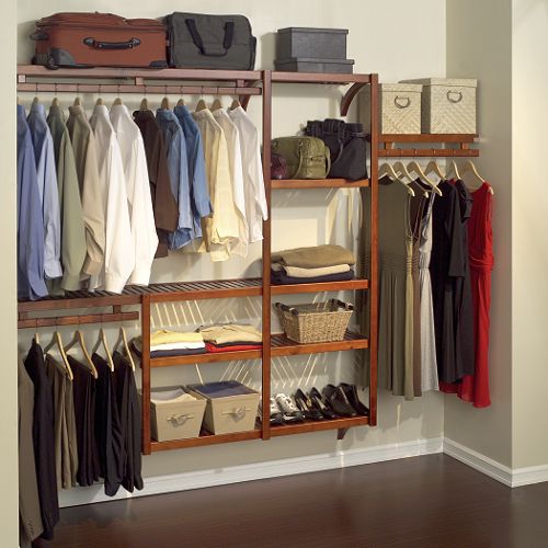 Standard Red Mahogany Closet System