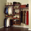 16" Deluxe Red Mahogany Closet System