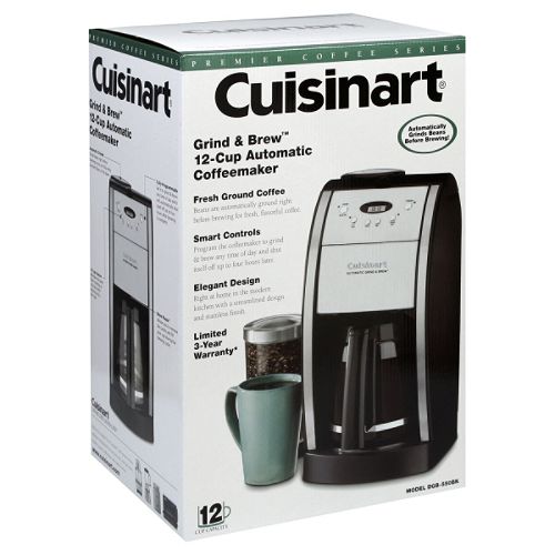 Cuisinart Premier Coffee Series Coffeemaker  12-Cup Automatic  Grind and Brew  1 coffeemaker - DGB-550BK Best Price