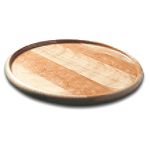 Catskill 14 in. Round Lazy Susan w Lip and Lacquer Finish by Catskill