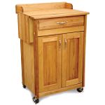 Catskill Deluxe Cuisine Cart with Back Splash & Galley by Catskill