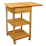 Catskill Drop Leaf Two Shelved Cart by Catskill