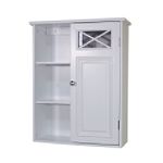 Elite Home Fashions Dawson Wall Cabinet With One Door & Shelves