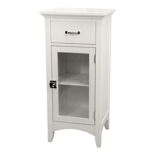 Elite Home Fashions Madison Avenue Bathroom Floor Cabinet - White