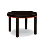 Furniture FX Scottsdale Round Table Black Orange by Furniture FX