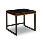 Furniture FX Scottsdale End Table Black Orange by Furniture FX