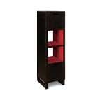 Furniture FX Miami Faux Leather 4 Tier 2D Shelf... by Furniture FX