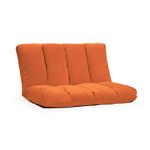 Click here to buy Furniture FX Rockstar 100 Double Chair, Orange by Furniture FX.