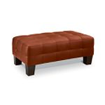 Click here to buy Furniture FX Central Park Ottoman, Saddle Brown by Furniture FX.