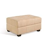 Furniture FX Storage Ottoman, Bone by Furniture FX