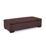 Furniture FX Charleston Ottoman, Charcoal by Furniture FX