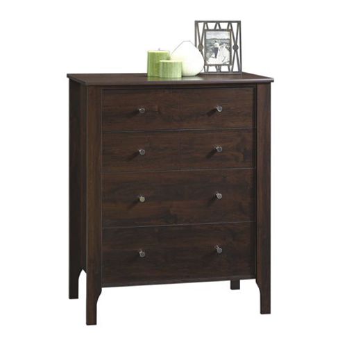 Sauder Chest 4 Drawer - Dark Alder