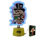 Ed Hardy Aces & Dice Neon Desk Sculpture