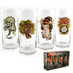 Ed Hardy Asian Highball Set of 4
