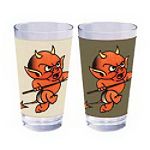 Click here to buy Ed Hardy Devil Leather Wrapped Pint Set of 2 by 3E Trading.