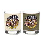 Ed Hardy Bulldog Leather Wrapped DOF Set of 2 by 3E Trading
