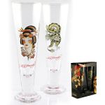 Ed Hardy Asian Pilsner Set of 2