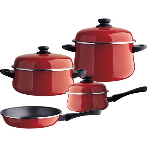 Magefesa Classic Praga Enamel On Steel 7 Pieces, Cookware Set