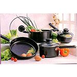 Allied 7 Piece Heavy Gauge Non-Stick Cookware Set with Glass Lid