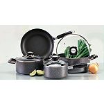 Allied Allied 7 Piece Aluminum Cookware Set with Glass Lids