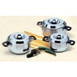 Allied Allied 3 Piece KINOX Stainless Steel Casserole Set