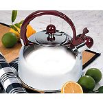 Allied STAINLESS STEEL TEA KETTLE W/BURG. HDL