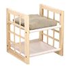 WOOD FRAME STORAGE RACK