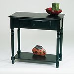 OSP Designs Foyer Table with Drawer and Shelf (Manhattan Collection)

