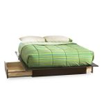 South Shore Storage platform bed 54/60``, Contemporary, Chocolate