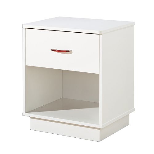 South Shore Logik Night Stand - Pure White