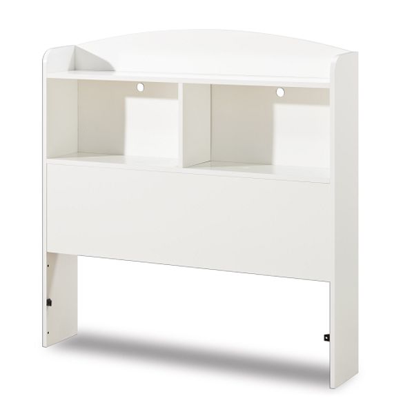 South Shore Logik Twin Bookcase Headboard - Pure White