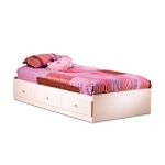 South Shore Mate's Bed, Crystal Collection, County, Pure White