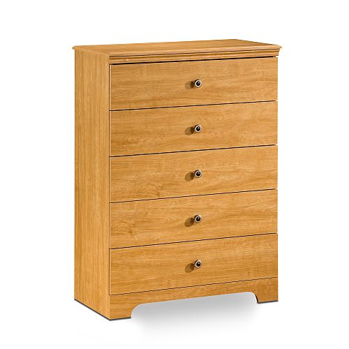 South Shore Billy 5 Drawer Chest - Florence Maple