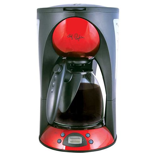 Chef Pepin 10-to-12-Cup Digital 15-Bar-Pump Espresso Maker  Metallic Red - CH48675 Best Price
