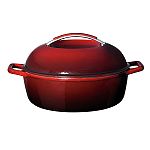 "Kitchen Aid Cast Iron 12"" Chicken Fryer - Garne"
