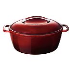 Kitchen Aid Cast Iron 6.5 Qt. Oval Dutch Oven - Garne
