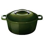 Kitchen Aid Cast Iron 4.5 Qt. Round Dutch Oven - Gree
