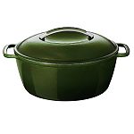 Kitchen Aid Cast Iron 8 Qt. Oval Dutch Oven - Gree