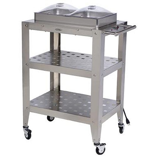 Broilking Standard Size Mobile Buffet Warming Cart - WBC-2SP Best Price
