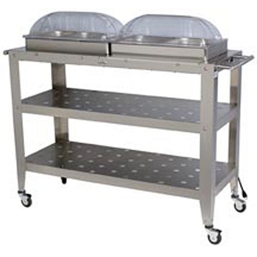 Broilking Grand Size Mobile Buffet Warming Cart - WBC-5RT Best Price